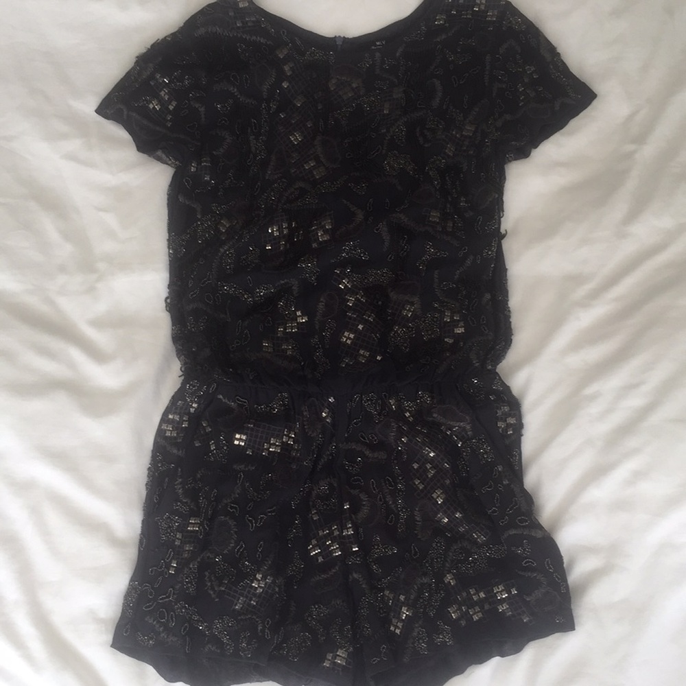 MLV sequin/lace ROMPER. - Picture 2 of 5